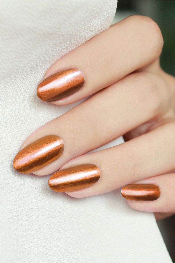 Yeni Mirror Effect Nail Polish 15 ml - Bakır - 8