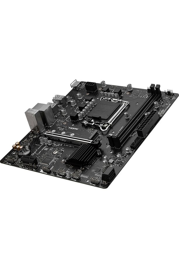 Pro H610M-S DDR4 (3200MHz)OC M.2 HDMI PCIe 4.0 1700P mATX Anakart - 5