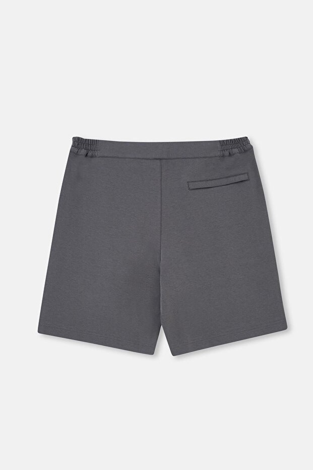 Füme Cepli Bağcıklı Şort - 2