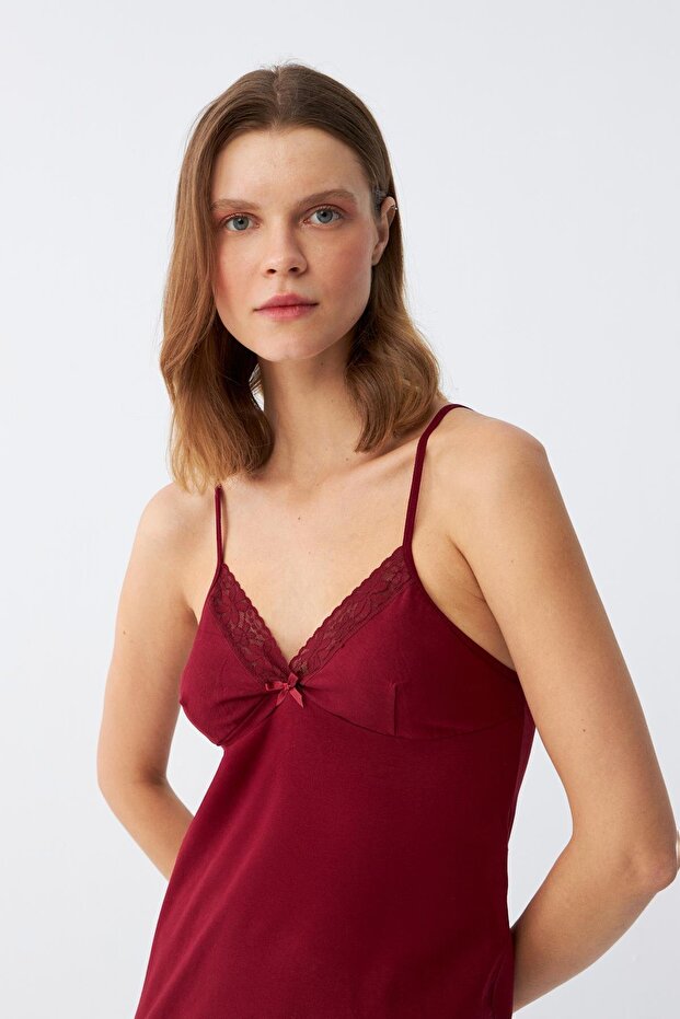 İp Askılı Penye Gecelik 367 - 1