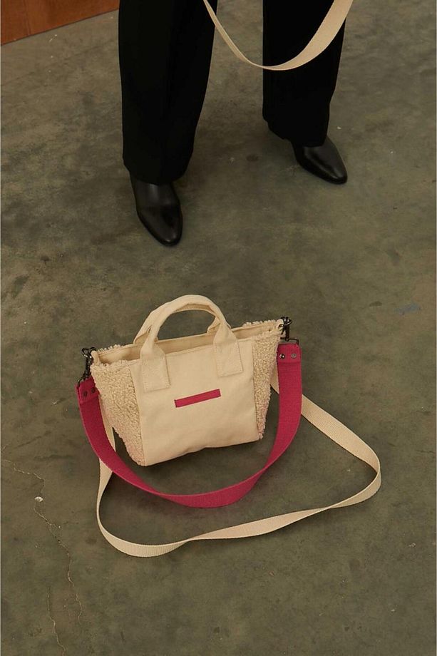 Huge Teddy Small Bag Ecru - 7