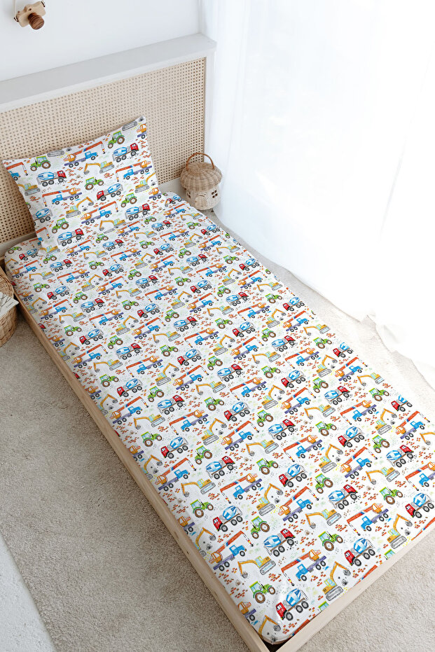 Single Fitted Sheet Set - Iconic Series - Color Business Machinery