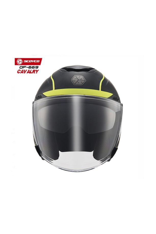OF-669 YARIM CAMLI KASK GÜNEŞ VİZÖRLÜ CAVALRY (L) - 3