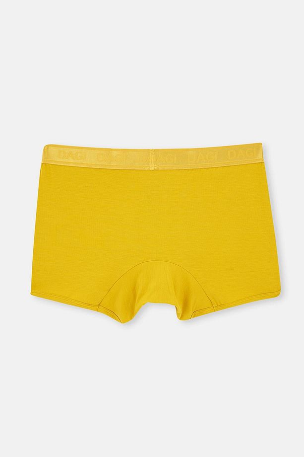 Antrasit-Hardal-Mavi 3'lü Düz Micro Modal Boxer - 3