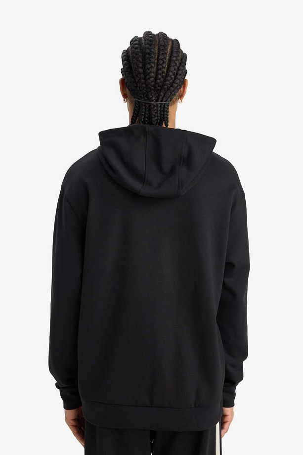 DeFactoFit Standart Fit Kapüşonlu Skuba Dalgıç Kumaş Sporcu Sweatshirt D7364AX25SP - 6