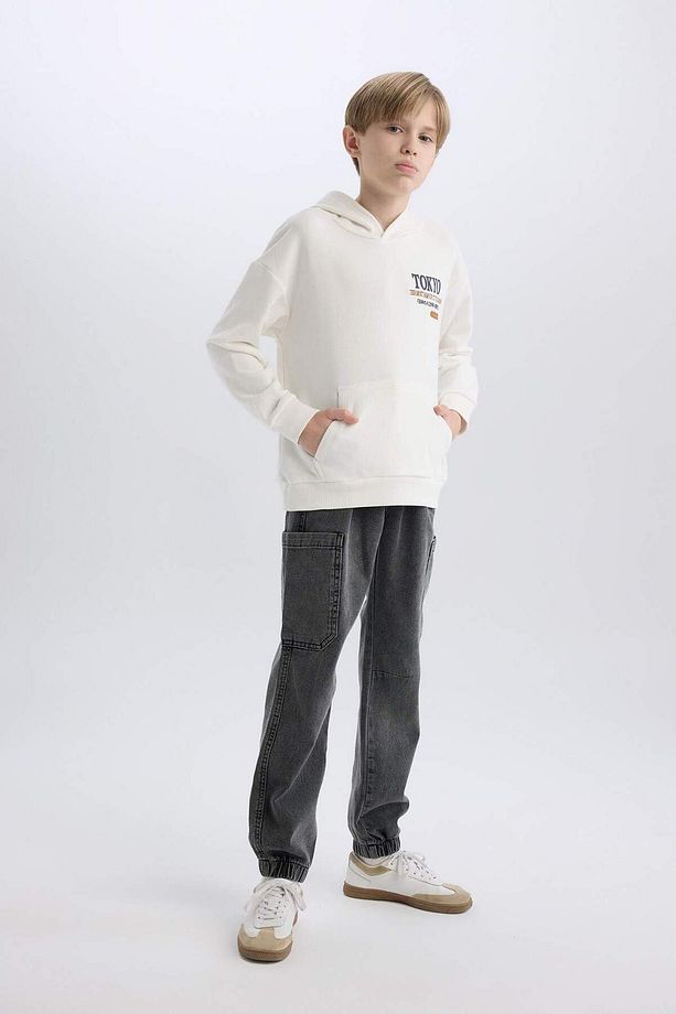 Erkek Çocuk Jogger Fit Jean Pantolon D7037A825SP - 6