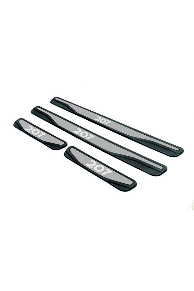 207 KAPI EŞİĞİ 2006-2014 NEW KROM KAPI EŞİĞİ 4 PARÇA PASLANMAZ ÇELİK - 2