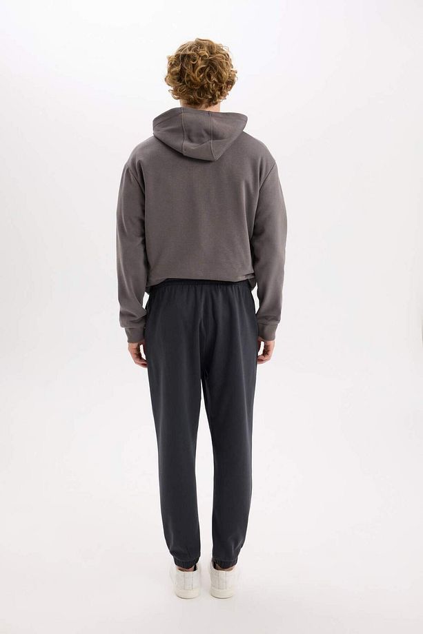 Regular Fit Eşofman Altı Cepli Basic Düz Beli Bağcıklı Lastikli Paça D4416AX25SP - 6