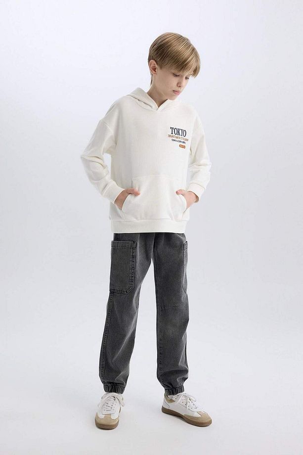Erkek Çocuk Jogger Fit Jean Pantolon D7037A825SP - 5
