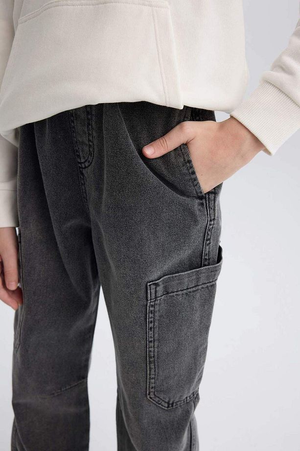 Erkek Çocuk Jogger Fit Jean Pantolon D7037A825SP - 8