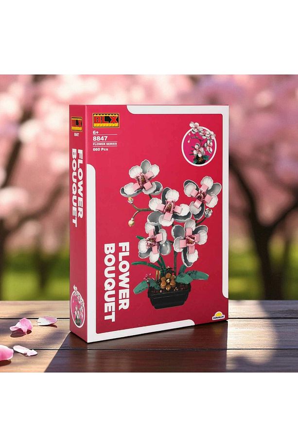 BLX Flower Set Orkide 660 Parça Blok Yapım Seti - 1