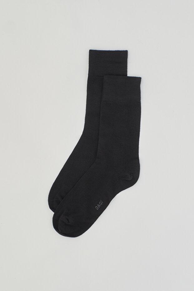 Siyah Bambu Erkek Çorap - 1