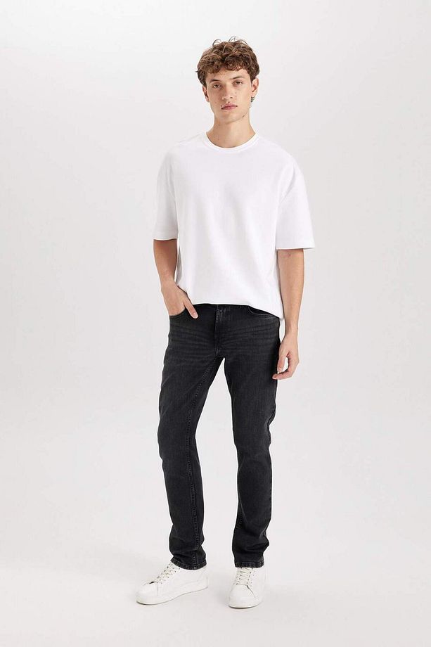 Pedro Slim Fit Dar Kalıp Normal Bel Dar Paça Jean Pantolon C5742AX24AU - 3