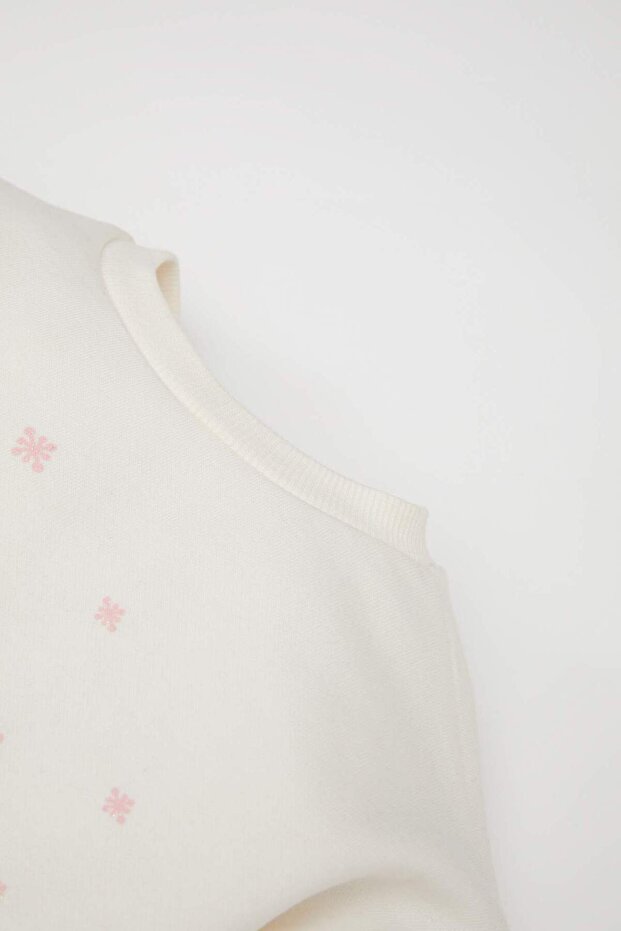 Kız Bebek 2li Takım Yılbaşı Temalı Uzun Kollu Üst Beli Lastikli Alt D6516A524WN - 3