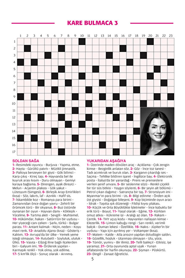 Kare Bulmaca 023 - 3