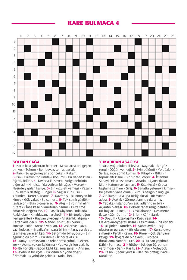 Kare Bulmaca 023 - 4