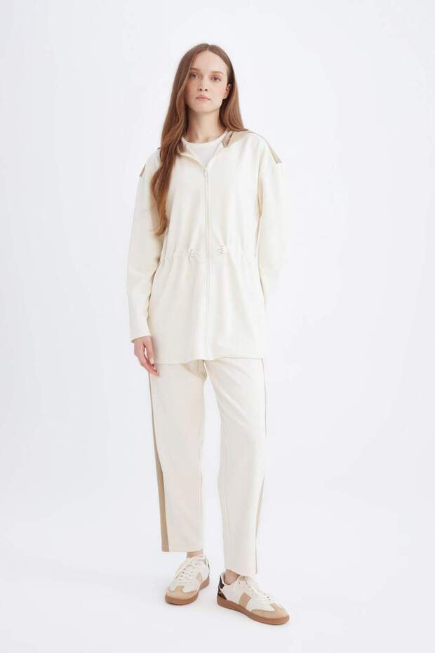 Esnel Belli Yan Şeritli Harem Pantolon D9025AX24WN - 6