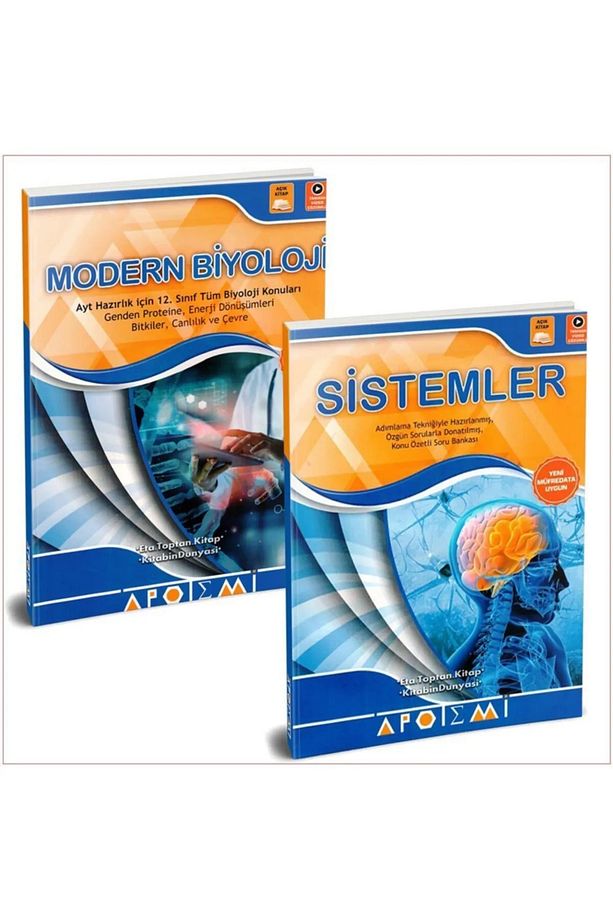 Apotemi Ayt Modern Biyoloji Sistemler Fasikül Seti 2 Kitap Yeni 2021 - 2