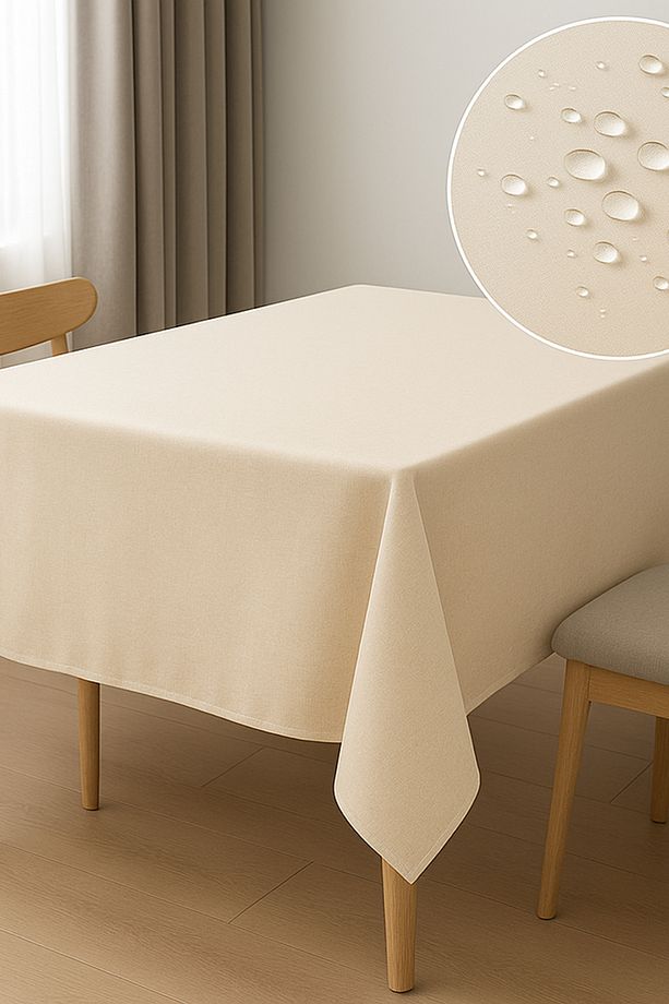 Duck Kumaş Masa Örtüsü - Su ve Leke İtici | Dayanıklı, Modern Tasarım - 3