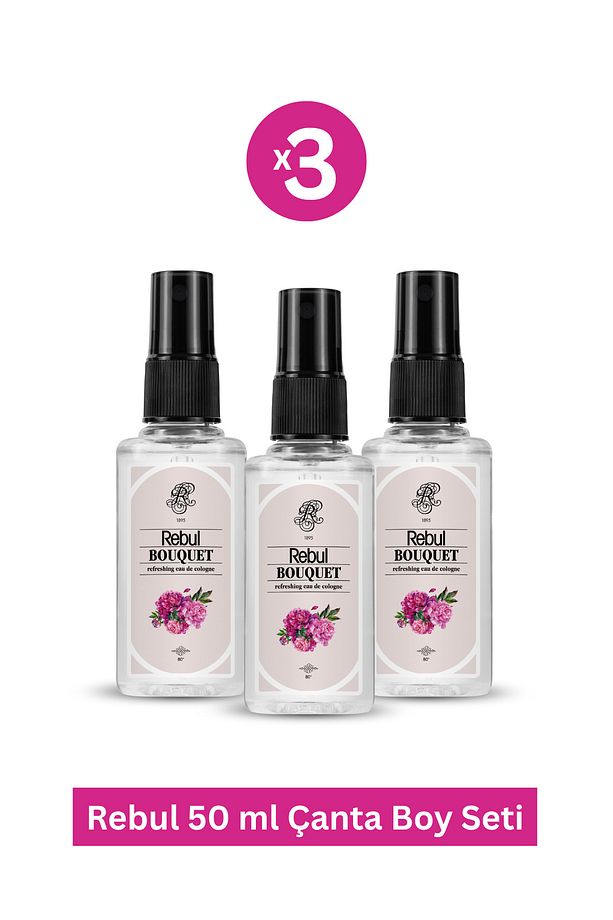Bouquet Kolonya 50 ml 3 Adet - 1