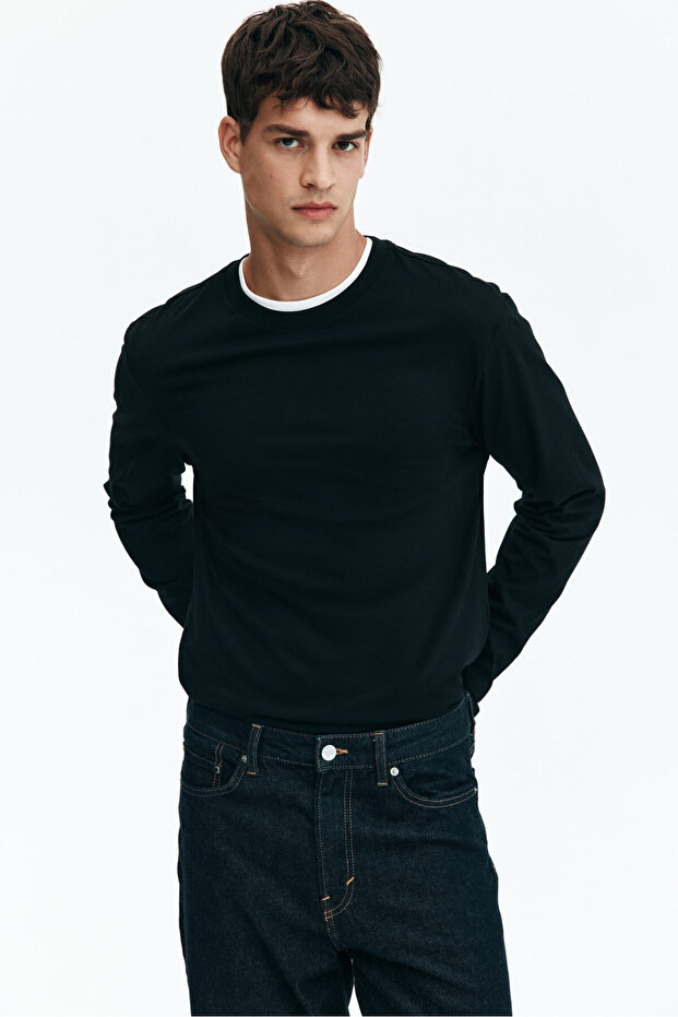 Regular Fit Jarse Üst - 1