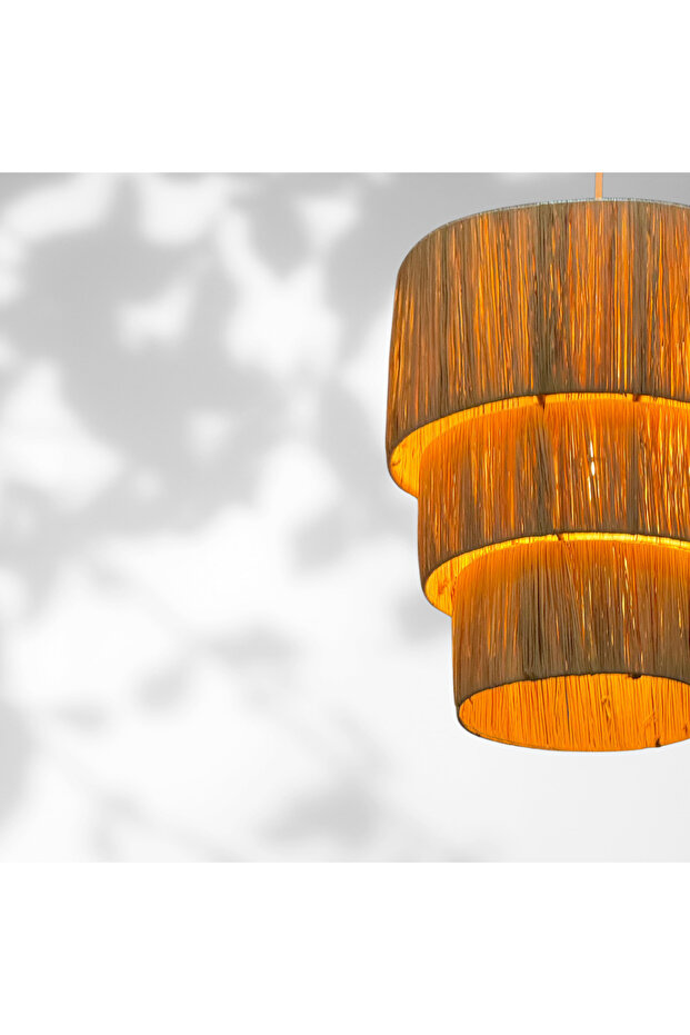 Myko Rafya Hasır Sarkıt Avize - 8