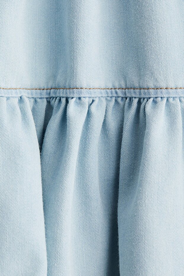 Farbalalı Mini Etek - 6