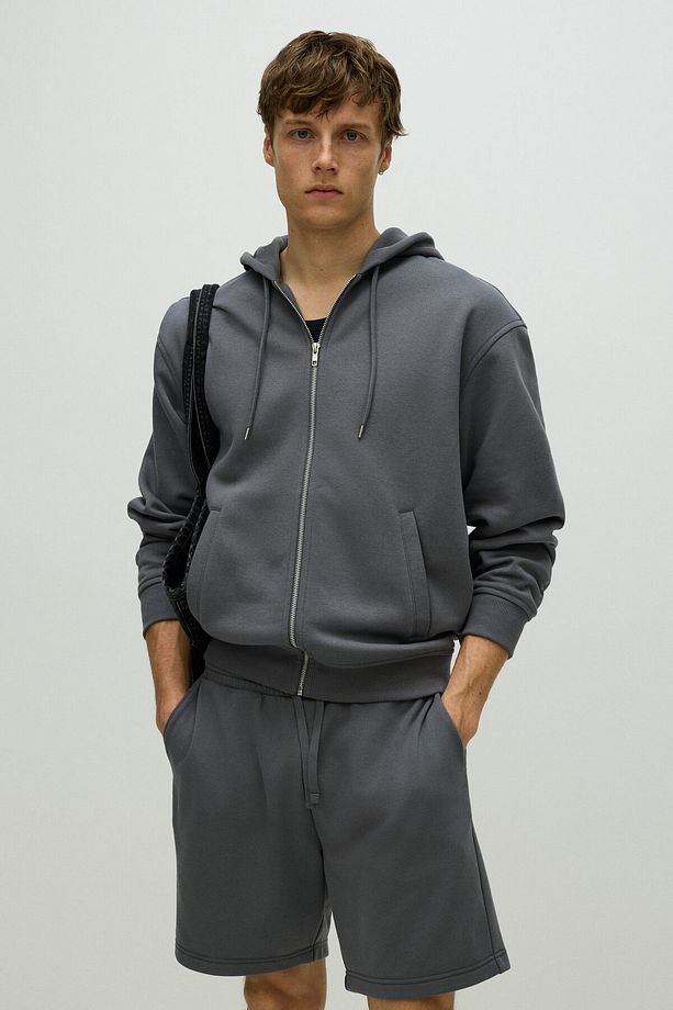 Regular Fit Sweatshirt Şort - 2