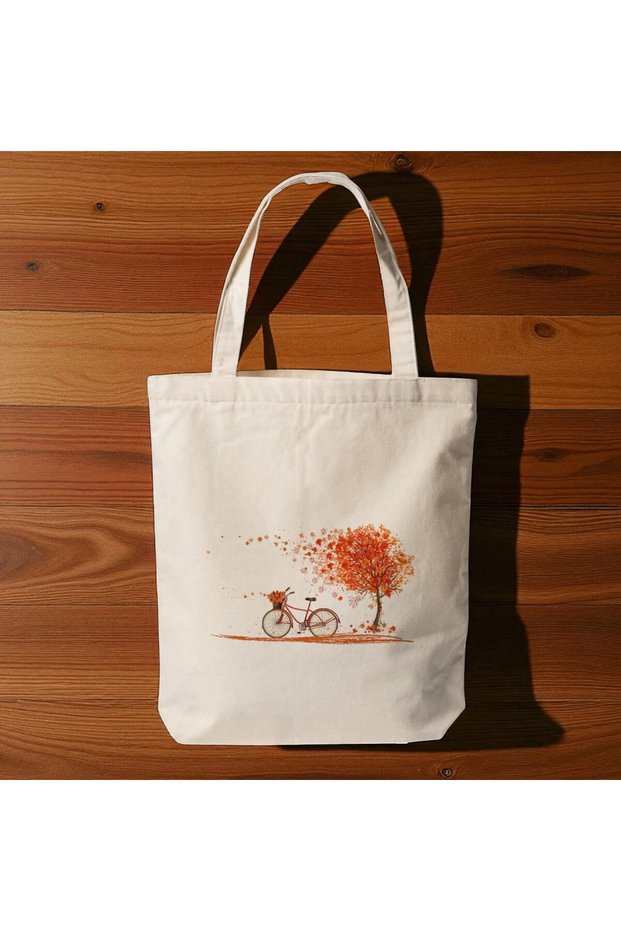 Hazan 3 - Autumn Themed Cloth Bag, 35X40 cm