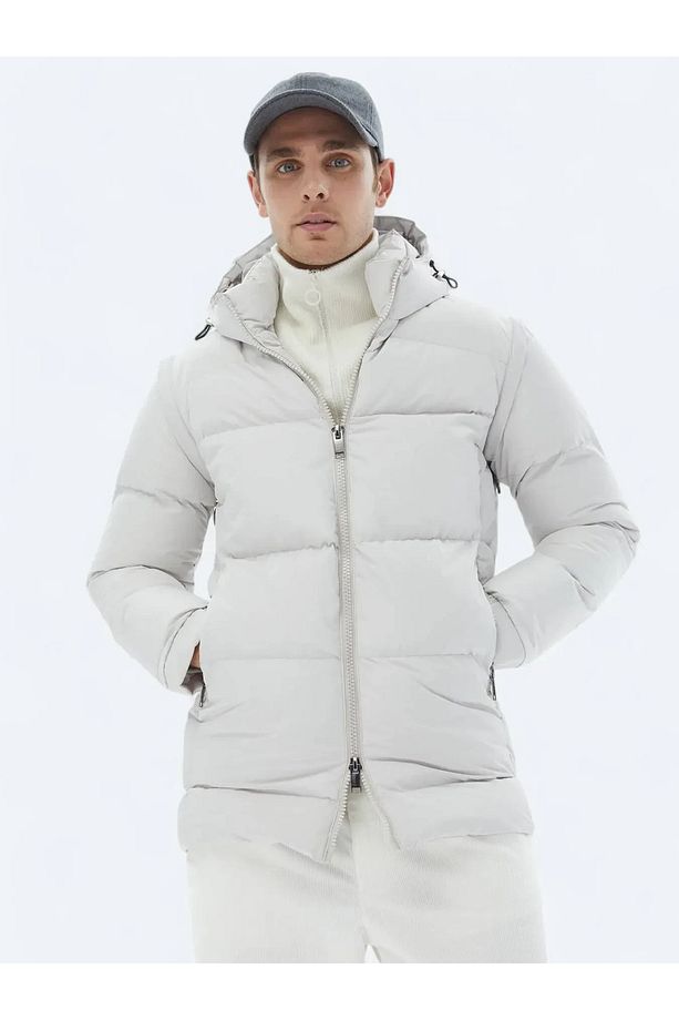Taş Regular Fit Casual Dokuma Mont - 1