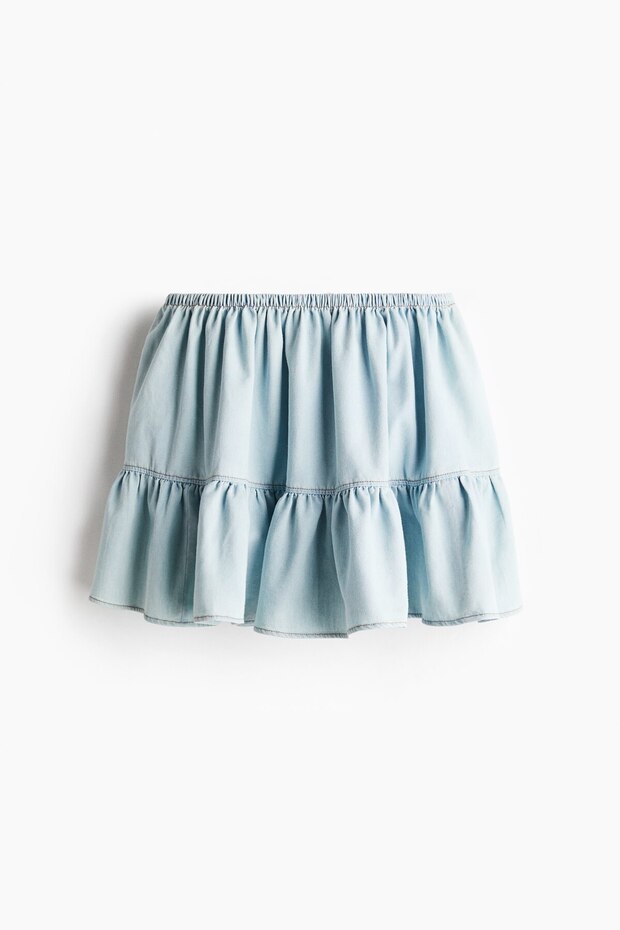 Farbalalı Mini Etek - 4