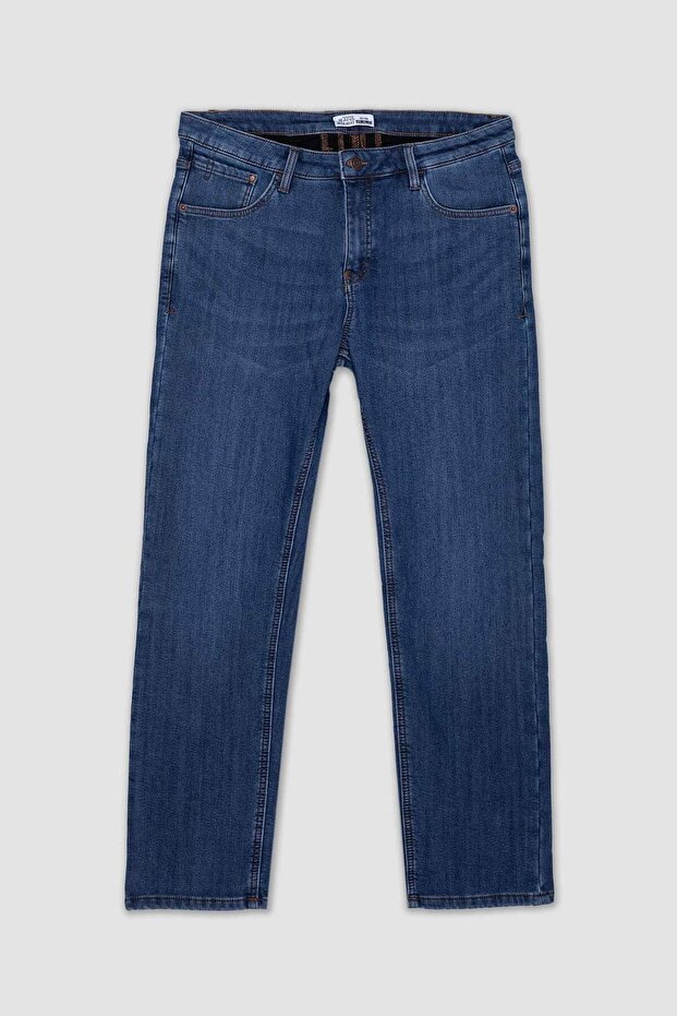 Regular Fit Sergio Jeans - Normal Waist Pipe Leg, Winter Trousers