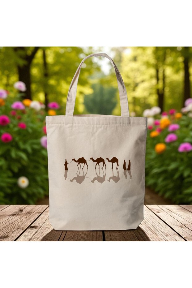 Kervan - Special Design Cloth Bag, Shoulder and Hand Bag, 35x40cm