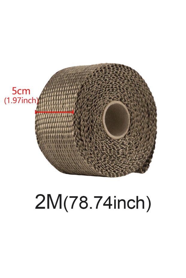 Titanium color 2M Roll Fiberglass Heat Shield Motorcycle Tropical Glass Fiber Heat Protection Auto P