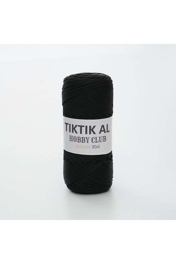 Hobby Clb Makrome Polyester Hobi Ipi Siyah 100gr - 1