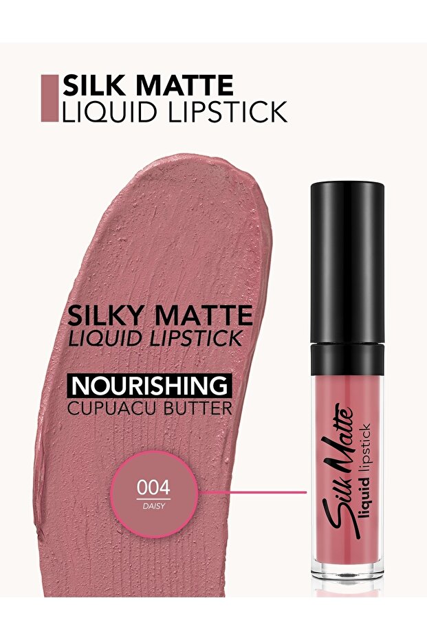 أحمر شفاه سائل غير لامع حريري - 4