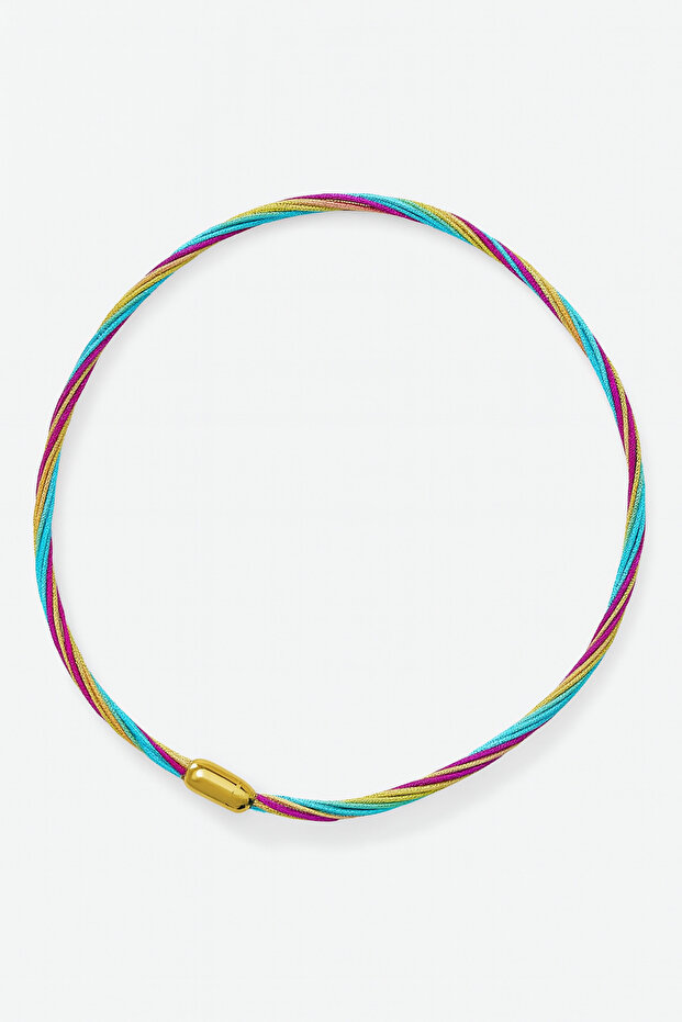 Çelik Mıknatıslı İp Kolye - 2