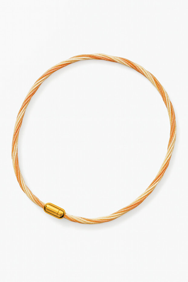 Çelik Mıknatıslı İp Kolye - 2