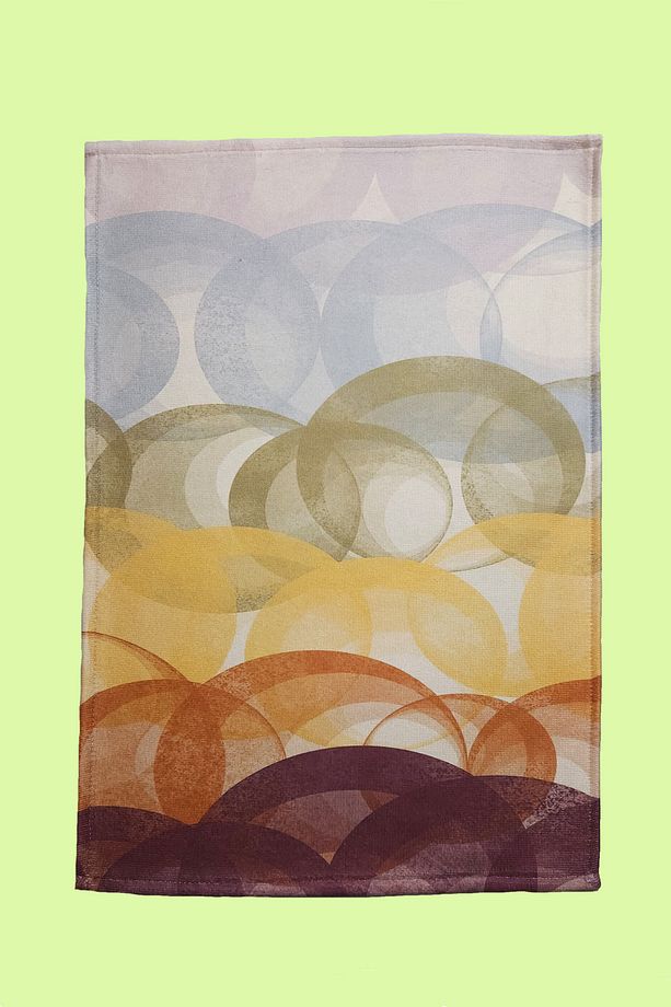 Asymmetric Colourful 35x50cm 3 Adet Pamuk Mutfak Fırın Havlusu - 4
