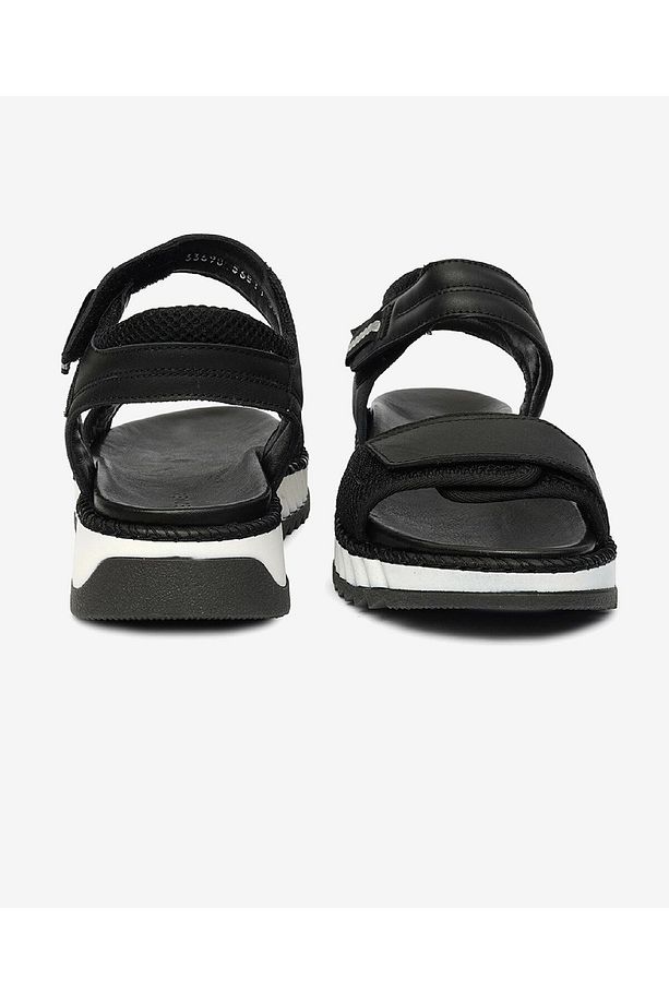 Kadın Siyah Hakiki Deri Sandalet 4Y2CS33690 - 7