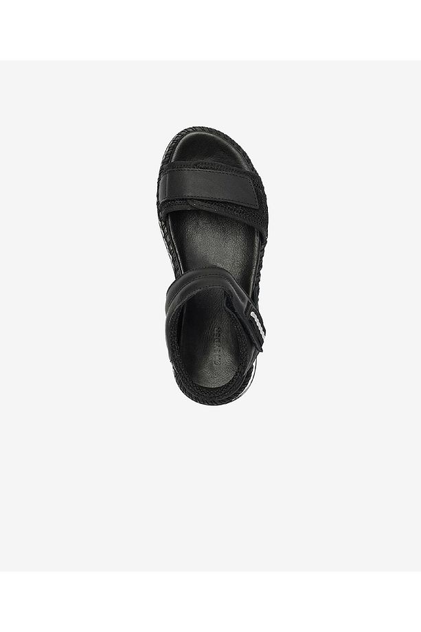 Kadın Siyah Hakiki Deri Sandalet 4Y2CS33690 - 4