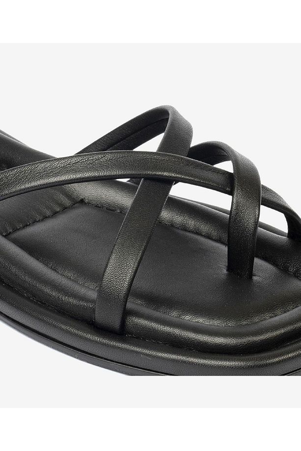 Kadın Siyah Hakiki Deri Sandalet 4Y2CS59032 - 5