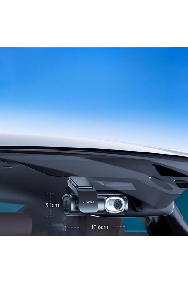 كاميرا LINGDU Dash Cam Bluetooth Car Dash Cam 5K Dash Cam أمامية وخلفية داخلية مع نظام تحديد المواقع العالمي (GPS) وشبكة WiFi 5G - 6