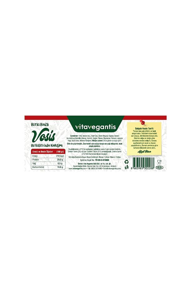 Vegan Sosis 180 gr - 2
