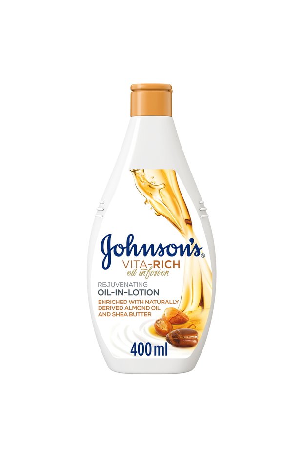 Johnson's Body Lotion Vita-Rich Oil-In-Lotion Rejuvenating 400 ml Glowing Skin with Pomegranate