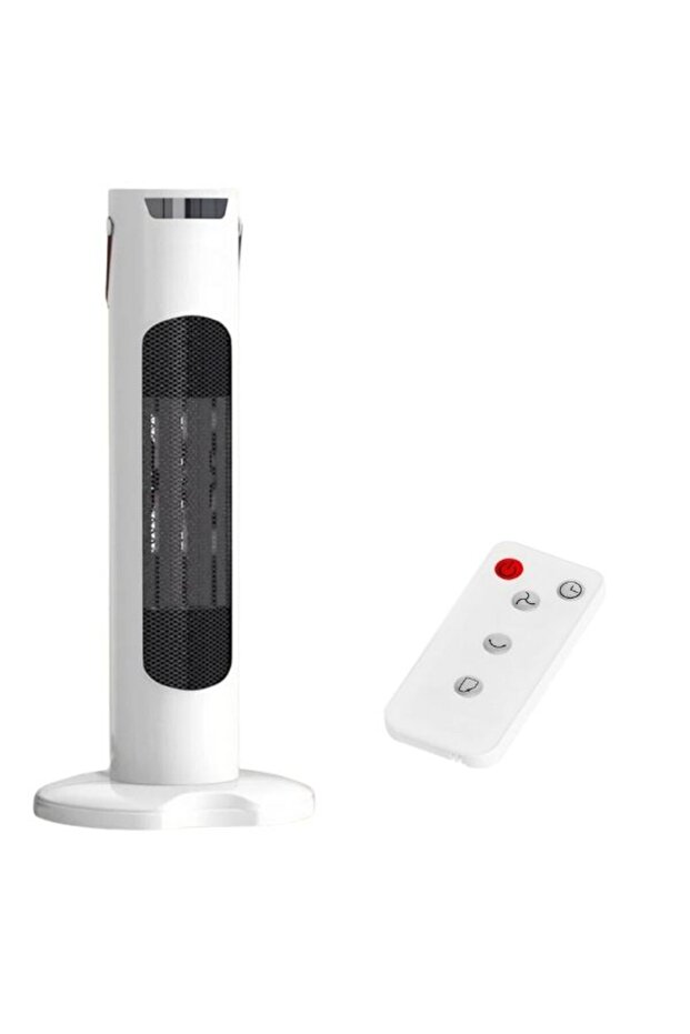 Ventilator Tower with Remote Control, LCD Display, Heating Levels - 1