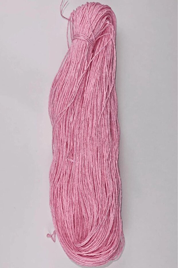 Kağıt Ip Örgü Ipi - Pembe - 229 - 1