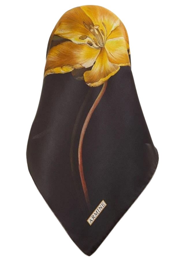 Nostalji Serisi İpek Twill Eşarp 8737D-38 - 4