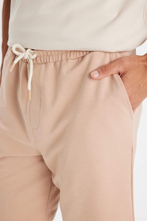 Regular Fit Basic Plain Bermuda Shorts with Pockets D7933Ax24Sm - 5