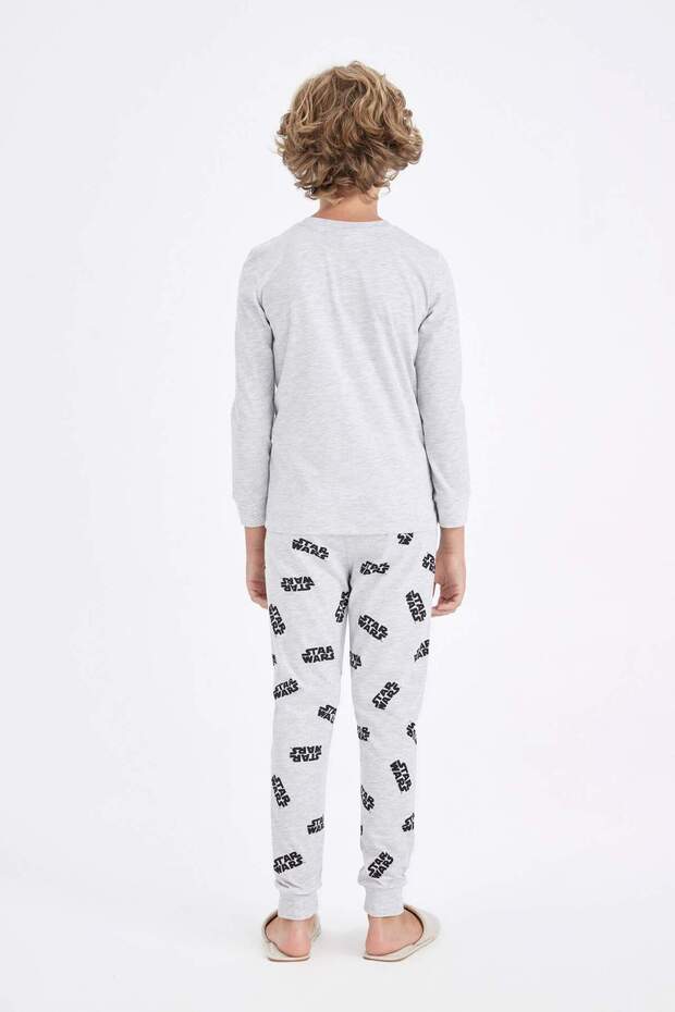 Erkek Çocuk Pijama Takımı Star Wars Uzun Kollu Üst Uzun Alt D5094A824WN - 6